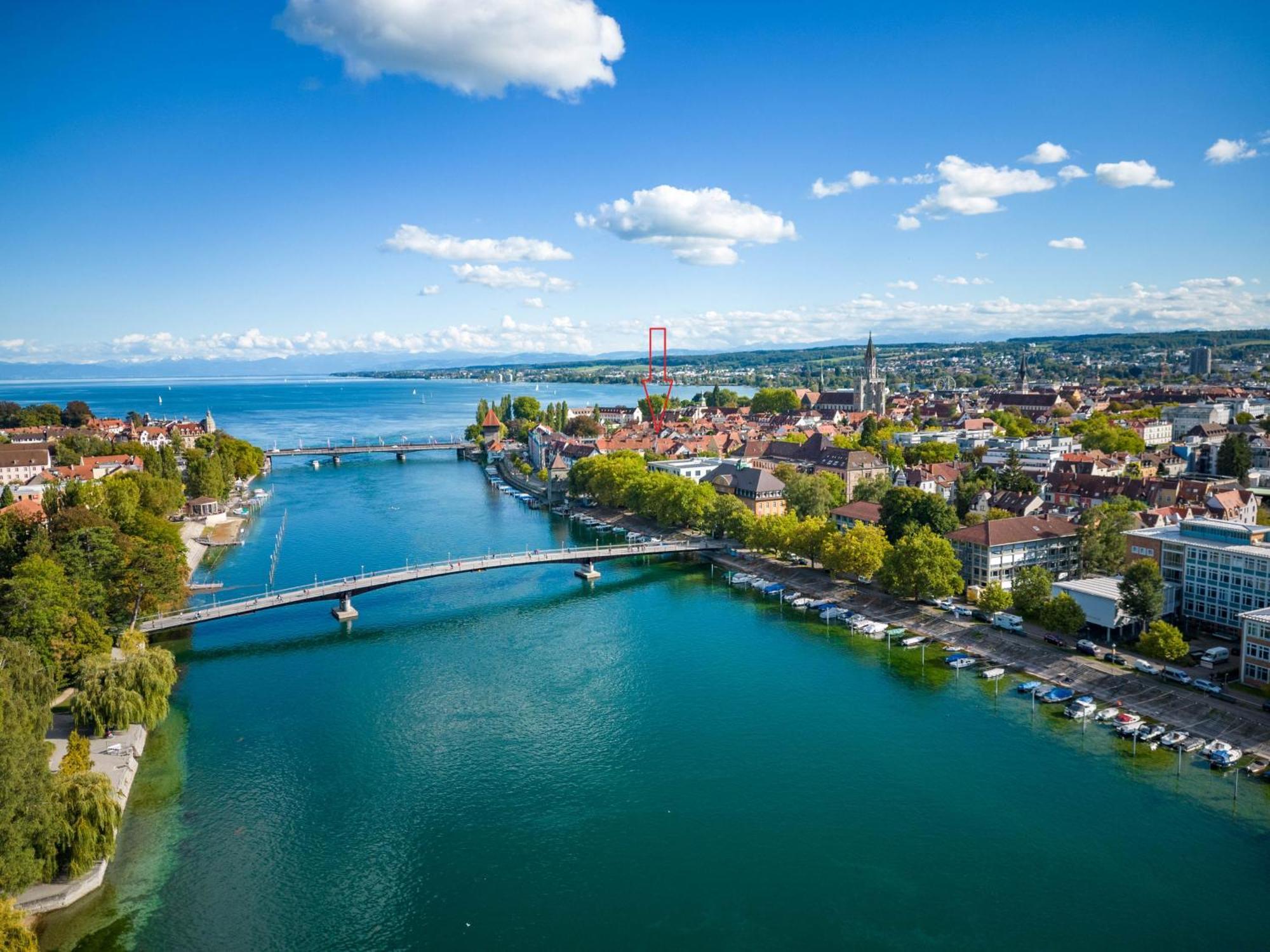Historika Lägenhet Konstanz Exteriör bild